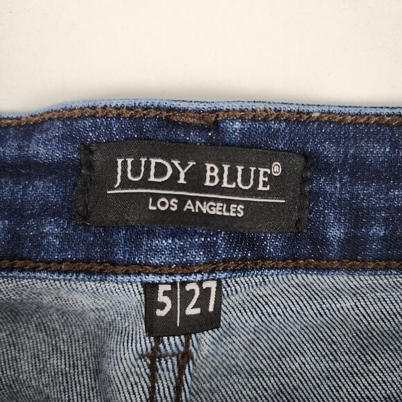 Judy Blue Jeans Womens 5/27 Blue Slim Fit JB82428DK (27x29) - Picture 4 of 11
